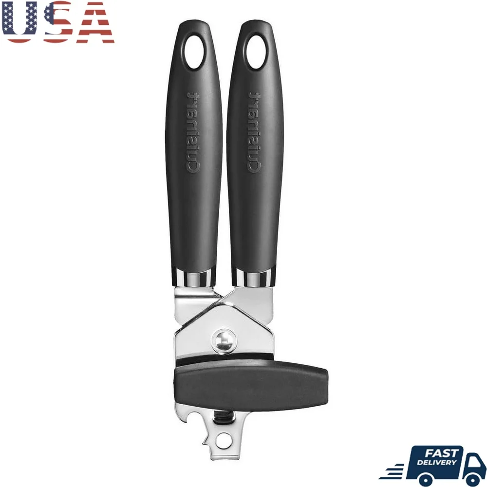 Kitchen Gadgets Built In - Curve Handle Can Opener with Built-in