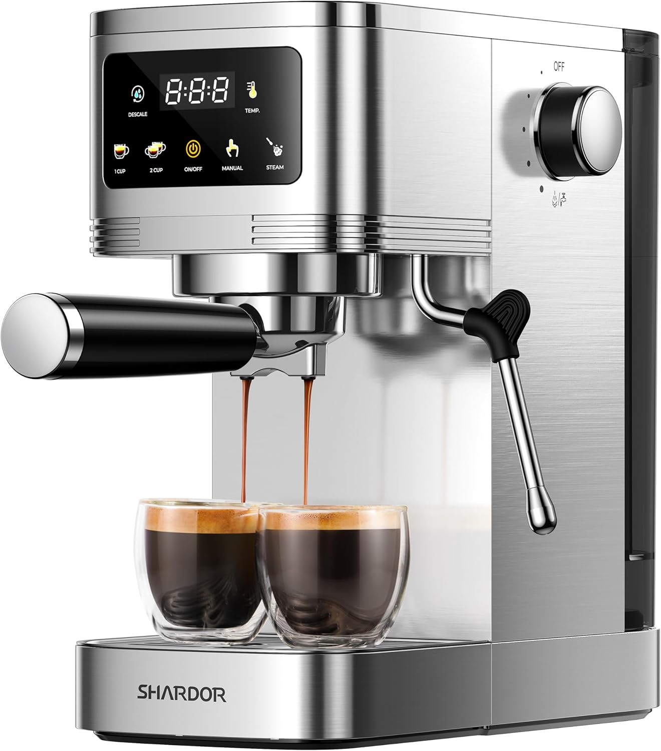 Milk Frother - 20 Bar Espresso Machine with Milk