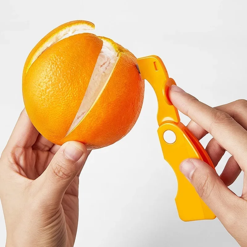 Kitchen Helper Gadgets - 3Pc Portable Orange Peeler Stripper Orange