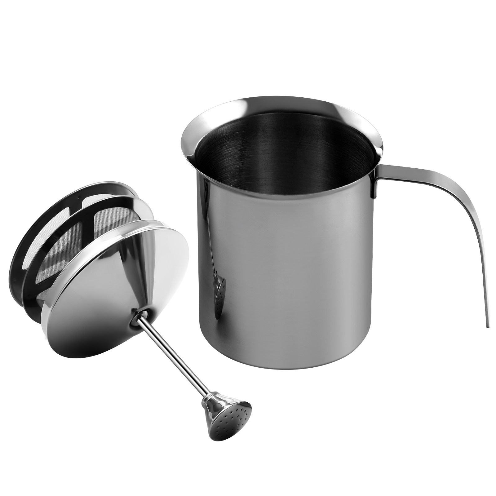 Hemoton Stainless Steel Manual - đánh giá và giá Milk Frother