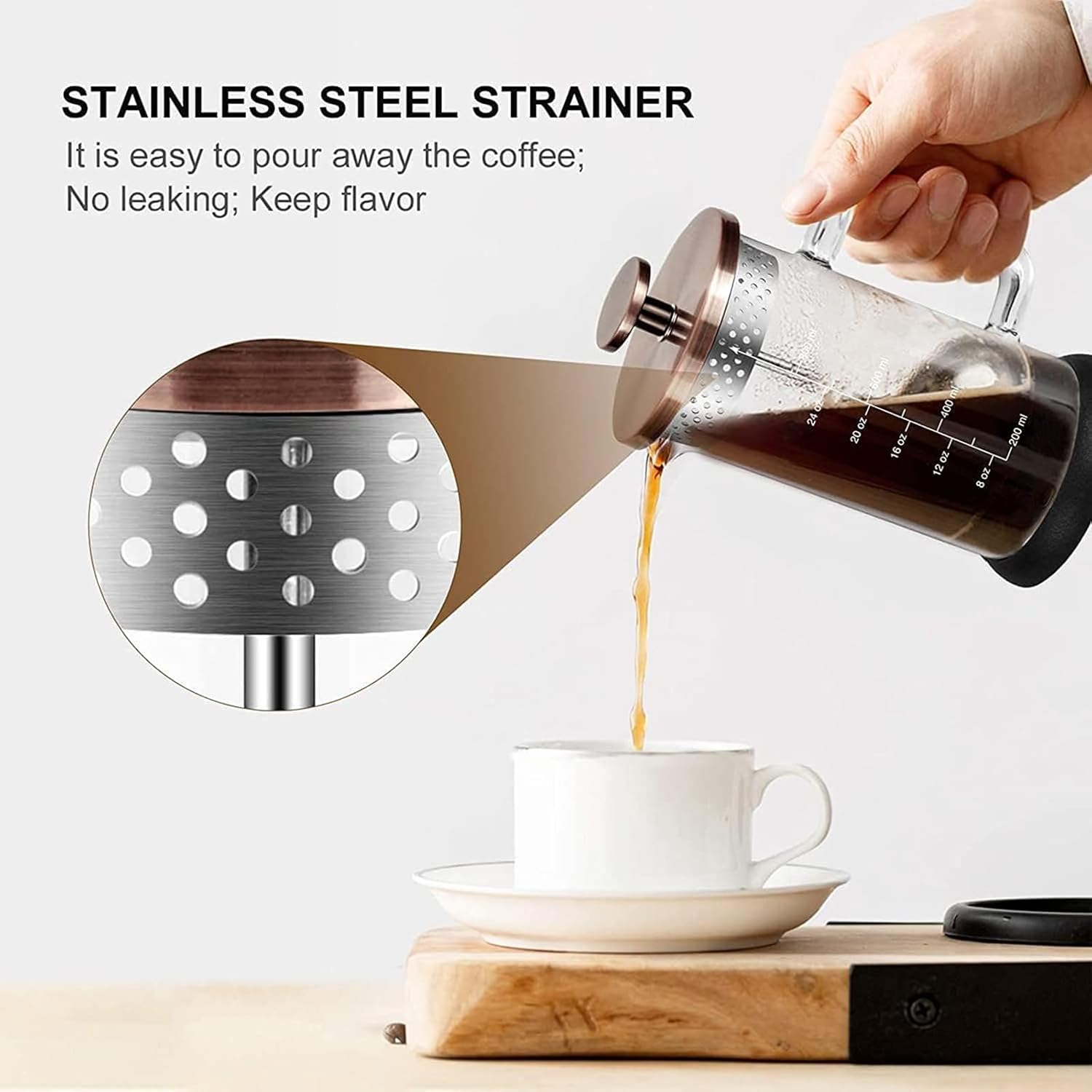 French Press Coffee Maker 34oz - đánh giá và giá French Press Coffee Maker