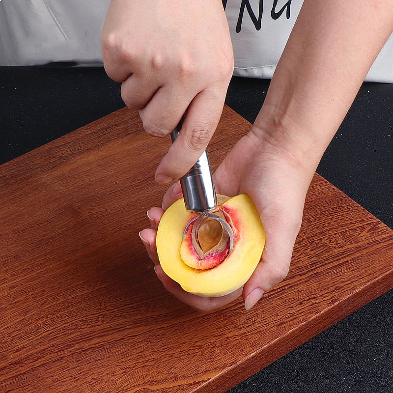 Stainless Steel Peach Pitter T - đánh giá và giá Kitchen Gadgets Rack Storage