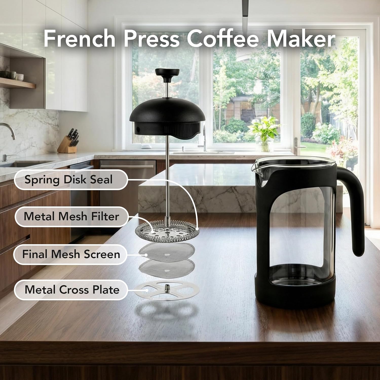 12oz French Press Coffee Maker - đánh giá và giá French Press Coffee Maker