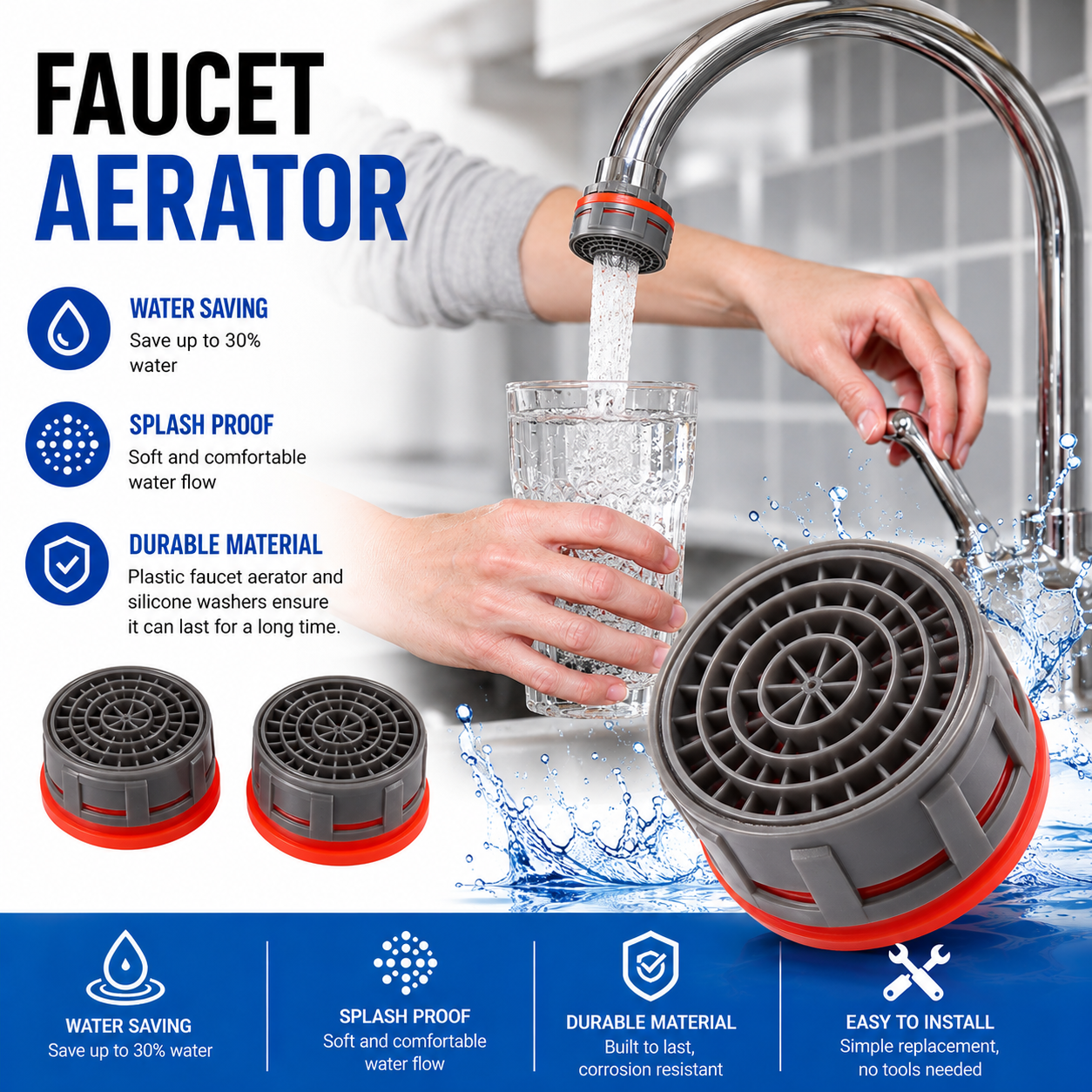 20 Pcs Faucet Aerator,  Flow R - đánh giá và giá Kitchen Gadgets Hacks