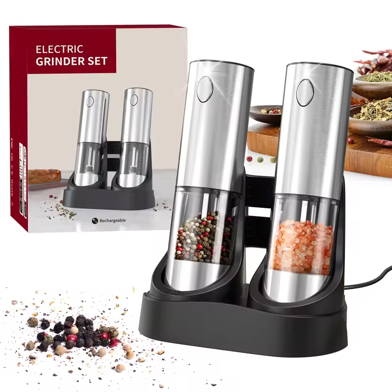 1/2PCS Electric Salt And Peppe - đánh giá và giá Kitchen Gadgets And Equipment