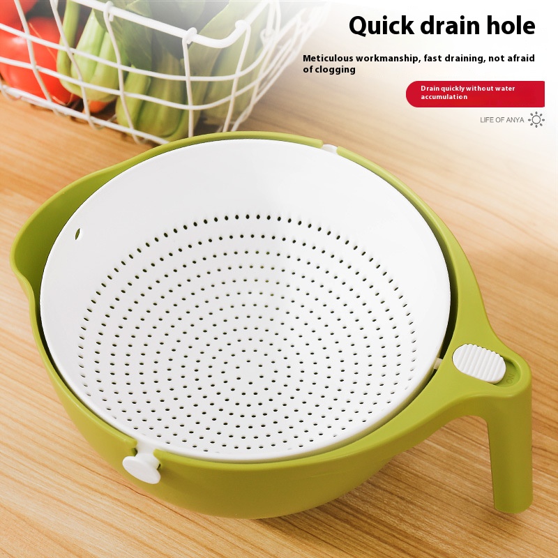 Double Drain Basket Kitchen Si - đánh giá và giá Kitchen Gadgets And Equipment