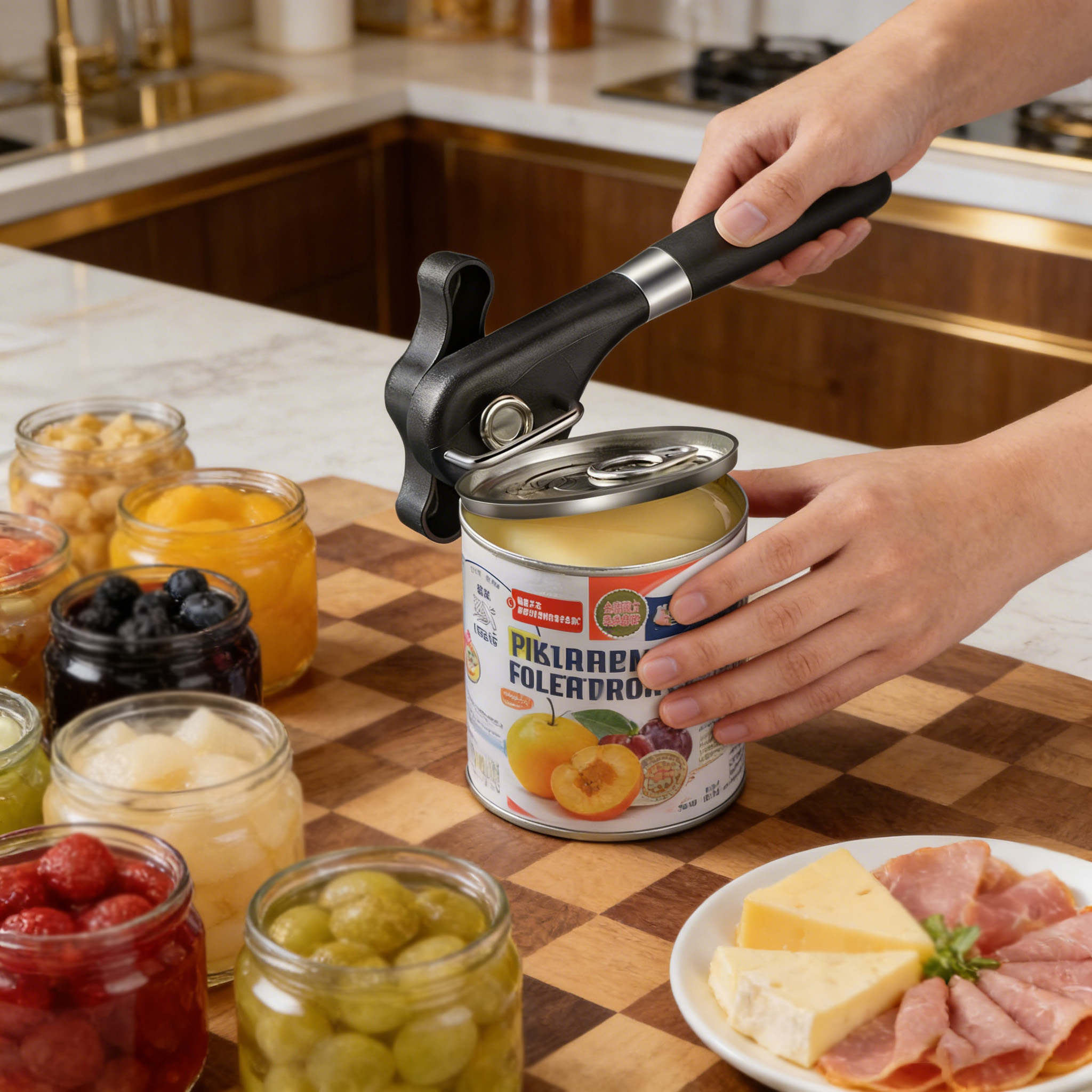 Multifunctional Manual Can Ope - đánh giá và giá Kitchen Gadgets Built In