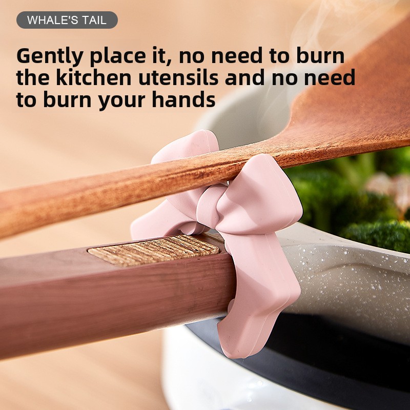 Bowknot Silicone Kitchen Utens - đánh giá và giá Kitchen Gadgets Rack Storage