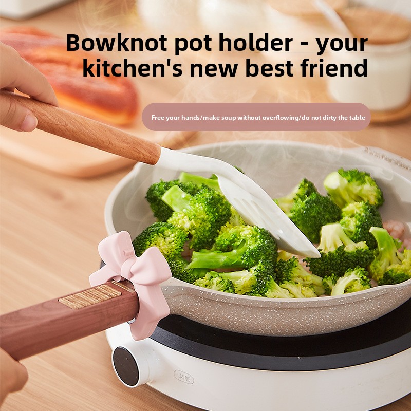 Bowknot Silicone Kitchen Utens - đánh giá và giá Kitchen Gadgets Rack Storage