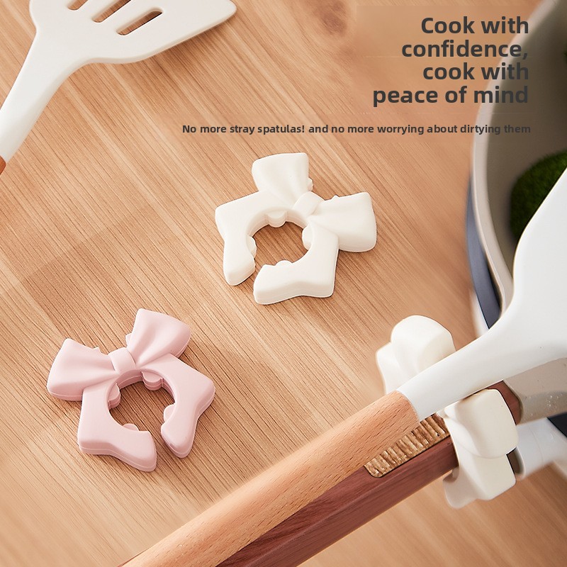 Bowknot Silicone Kitchen Utens - đánh giá và giá Kitchen Gadgets Rack Storage