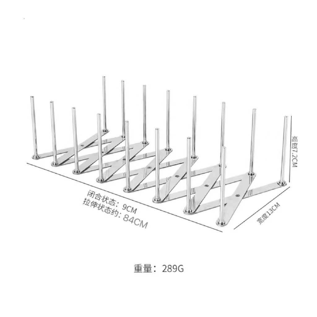1pc Foldable Stainless Steel P - đánh giá và giá Kitchen Gadgets Rack Storage