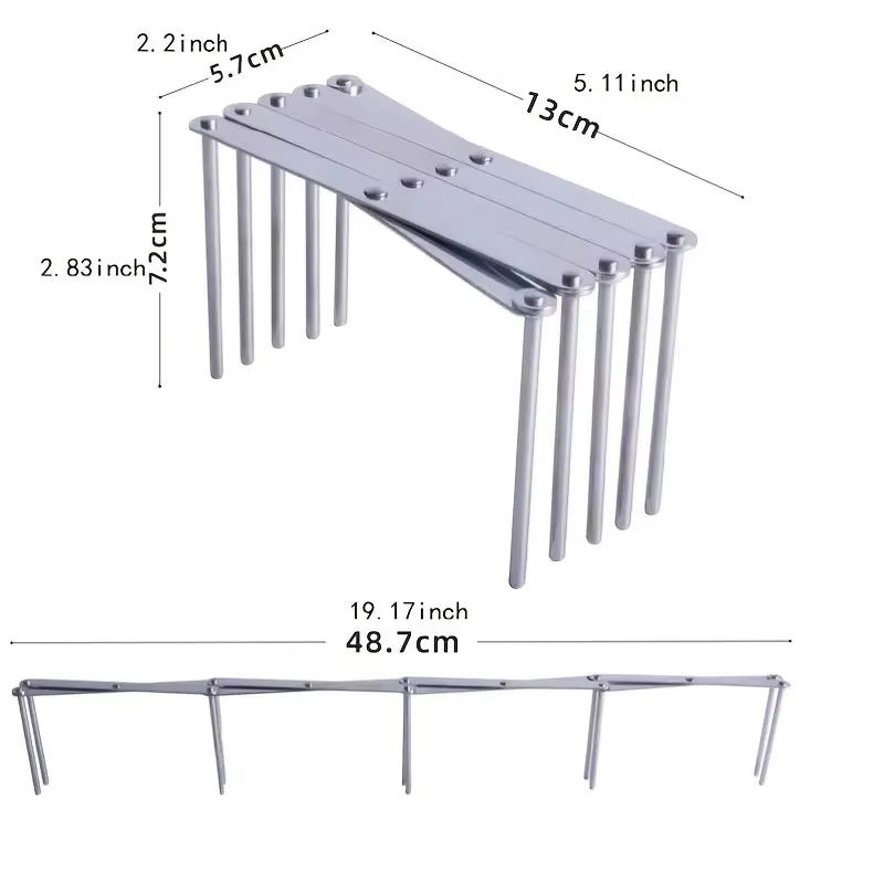 1pc Foldable Stainless Steel P - đánh giá và giá Kitchen Gadgets Rack Storage
