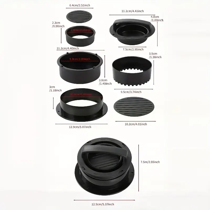4-in-1 Round Hamburger Burger  - đánh giá và giá Kitchen Helper Gadgets