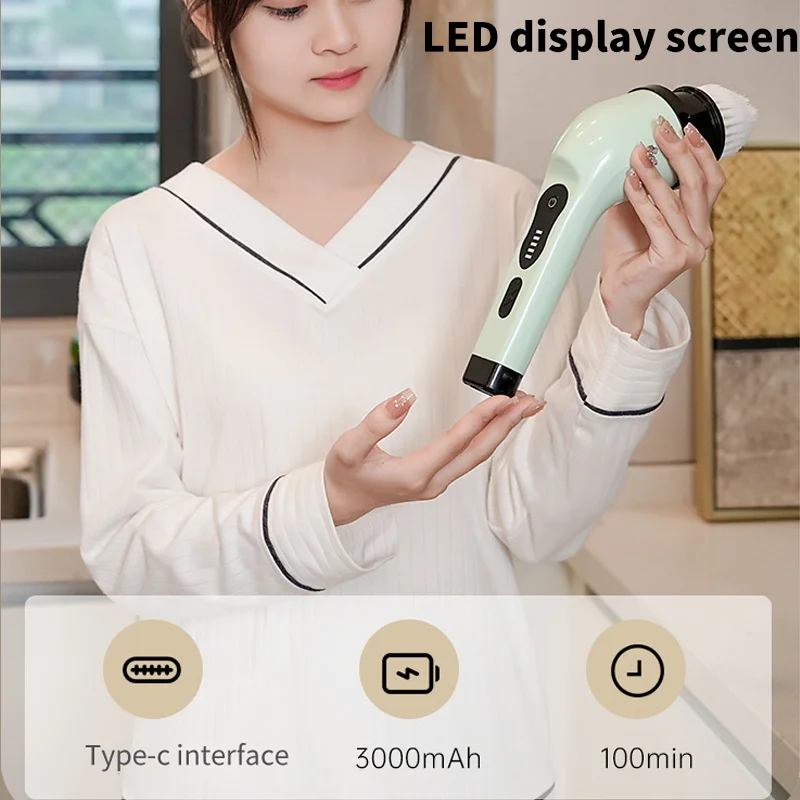 9-in-1 Electric Cleaning Brush - đánh giá và giá Kitchen Gadgets And Equipment