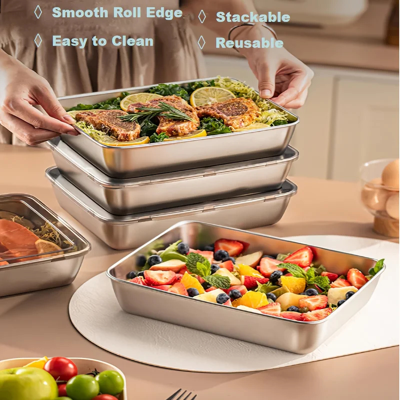 3pcs Stainless Steel Food Cont - đánh giá và giá Kitchen Gadgets Aliexpress