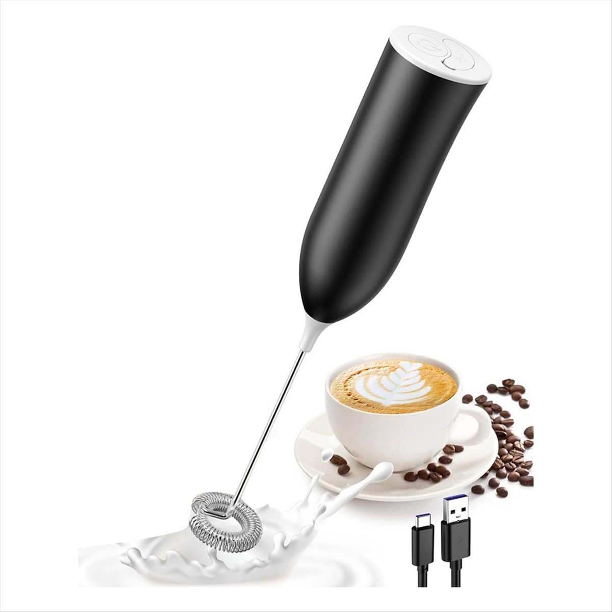 Milk Frother Rechargeable, Rec - đánh giá và giá Milk Frother