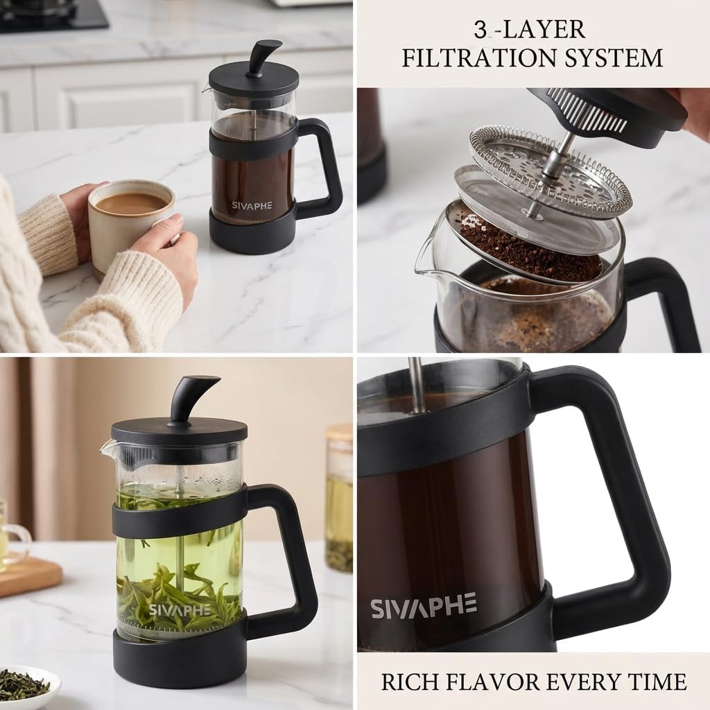 12oz French Press Coffee Maker - đánh giá và giá French Press Coffee Maker