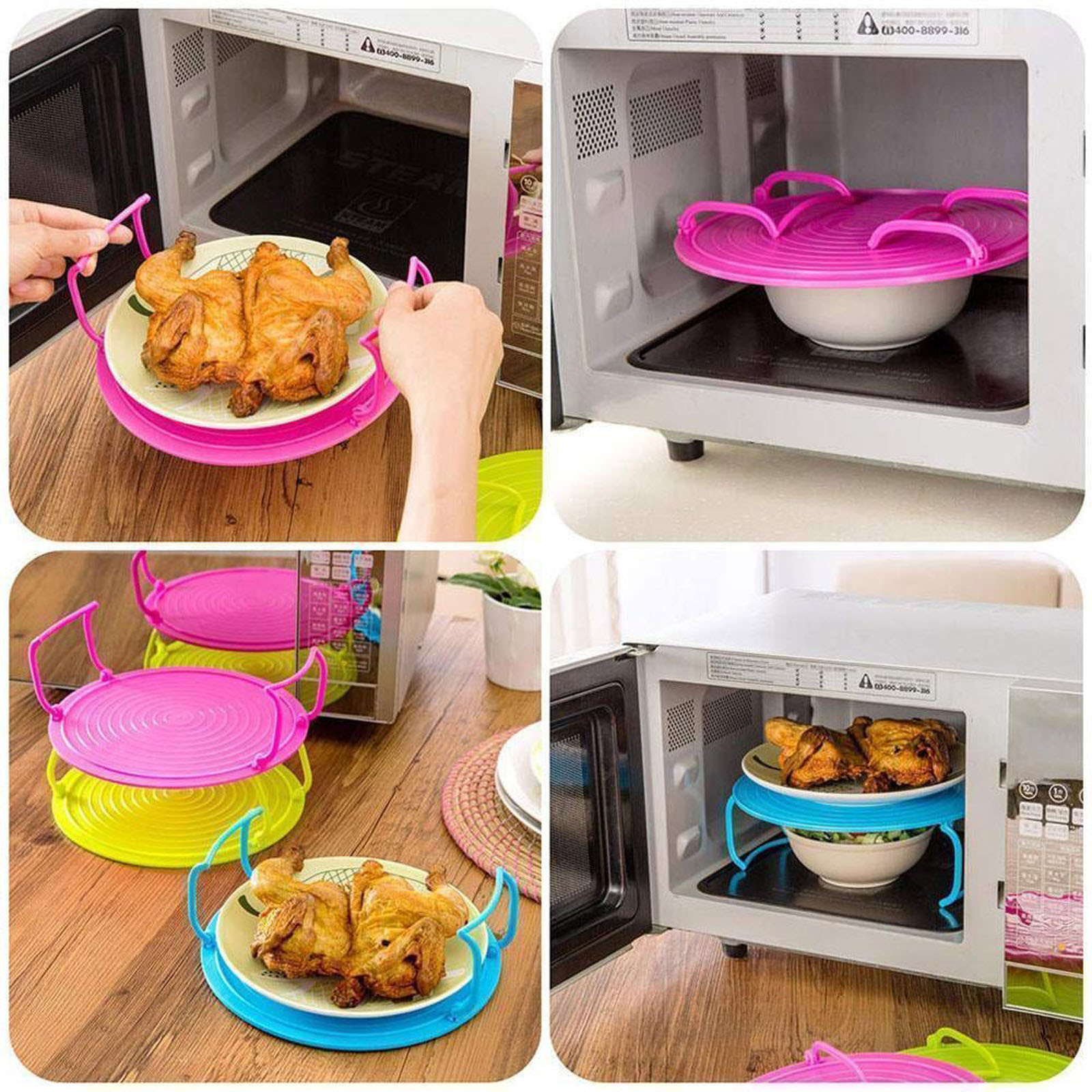Multifunction Insulated Heatin - đánh giá và giá Kitchen Gadgets Rack Storage