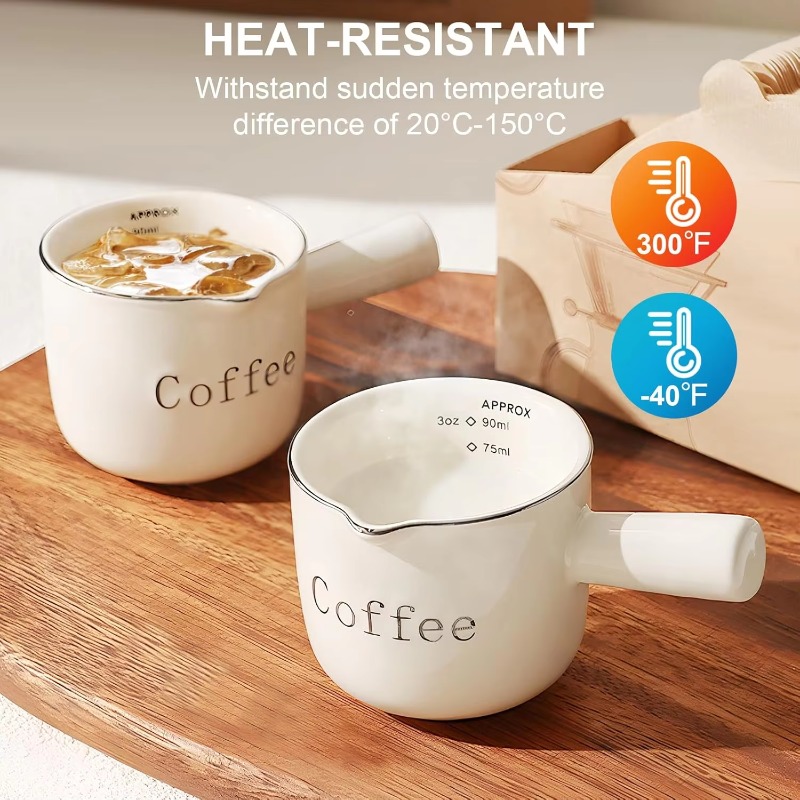 Mini Ceramic Coffee Cup with H - đánh giá và giá Milk Frother