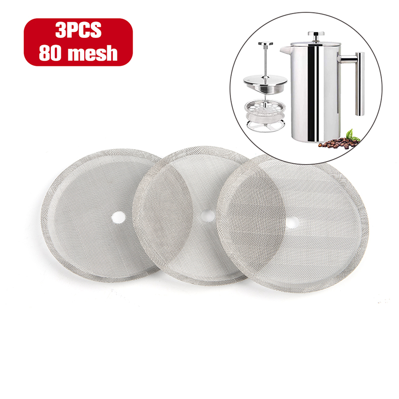 /KQM/3pc Reusable Stainless St - đánh giá và giá French Press Coffee Maker