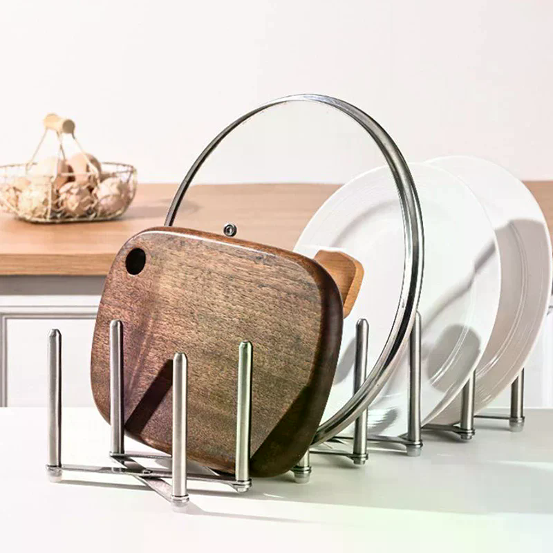 Pot Lid Rack Pan Lid Organizer - đánh giá và giá Kitchen Gadgets Rack Storage