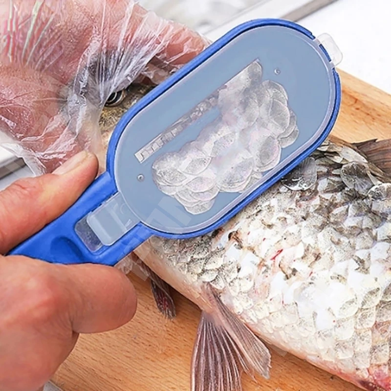 2 In1 Fishing Scale Brush Knif - đánh giá và giá Kitchen Gadgets Built In