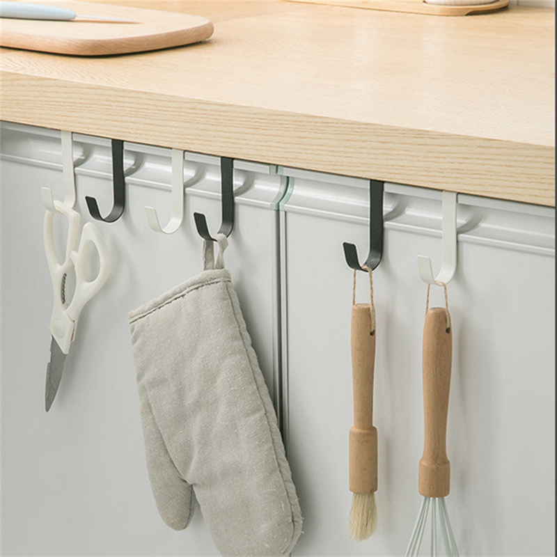S-Shaped Metal Hook Cabinet Do - đánh giá và giá Kitchen Gadgets Rack Storage