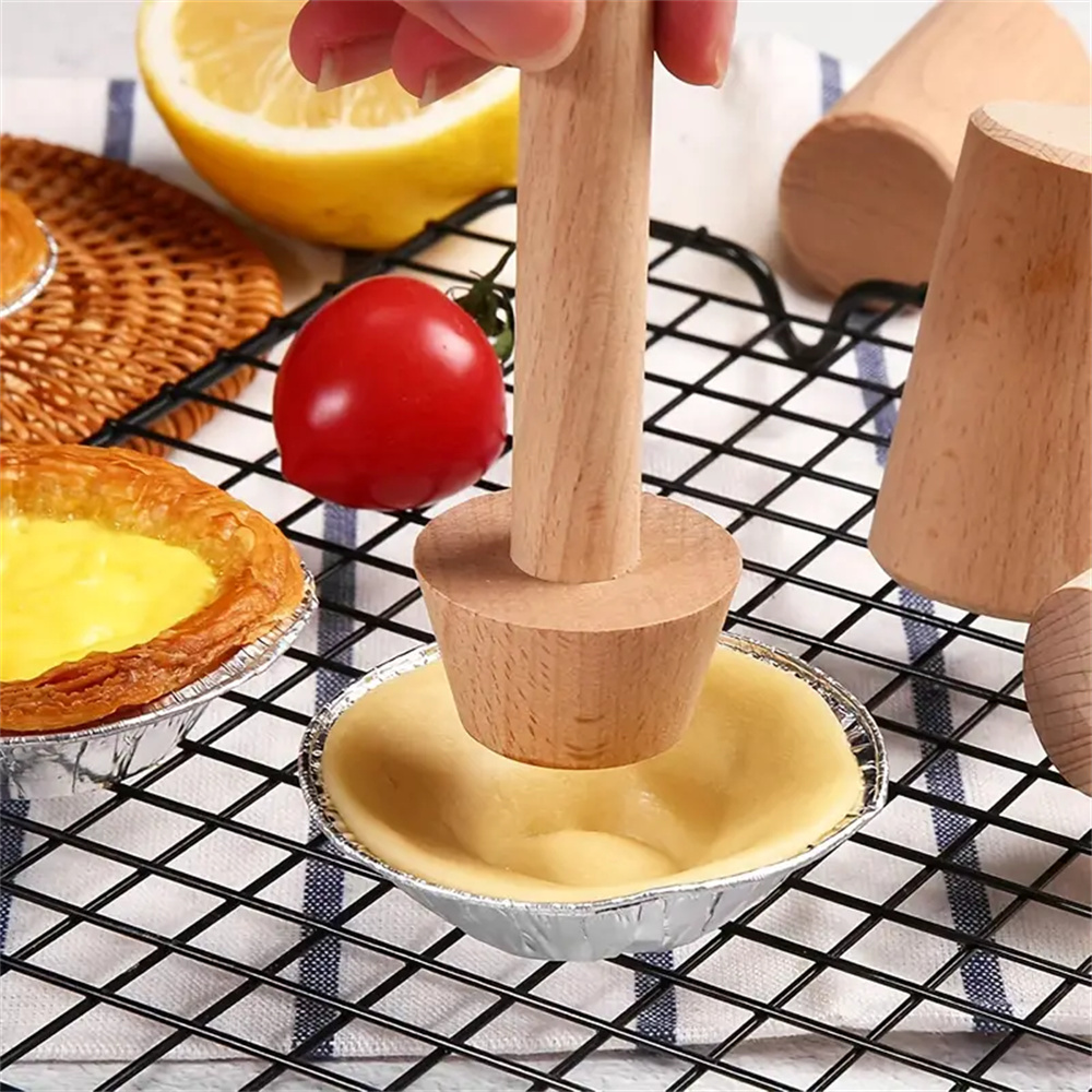 Premium Wooden Egg Tart Mold D - đánh giá và giá Kitchen Gadgets For Cooking