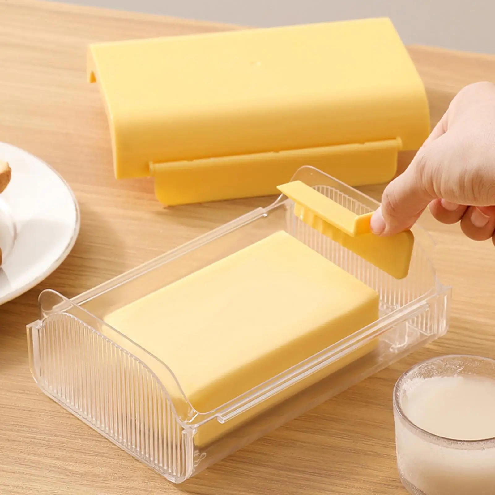 Airtight Butter Dish with Buil - đánh giá và giá Kitchen Gadgets Built In
