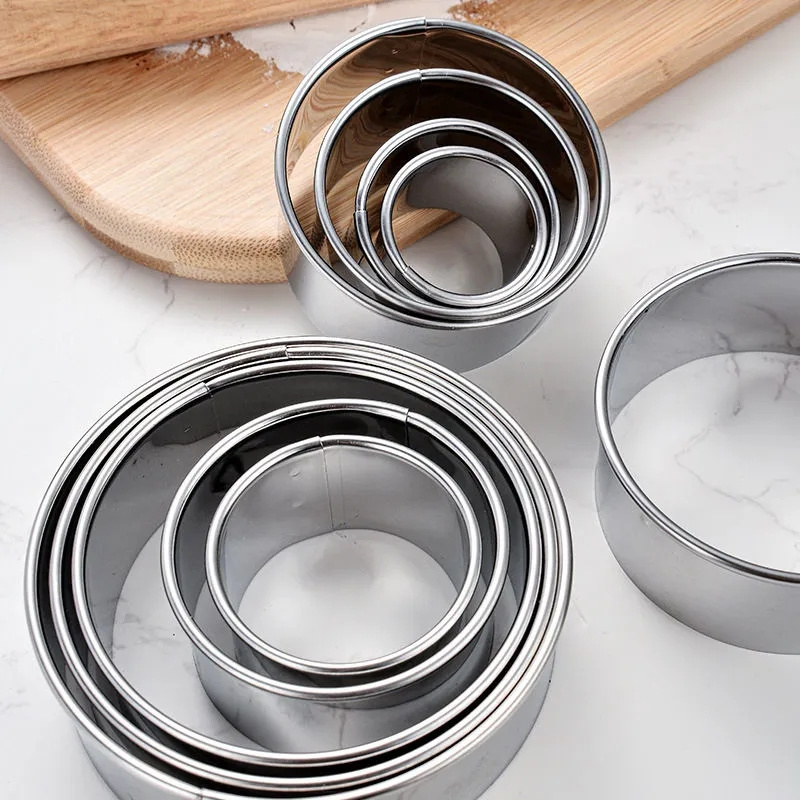 5PCS Round Stainless Steel Bis - đánh giá và giá Kitchen Gadgets For Cooking