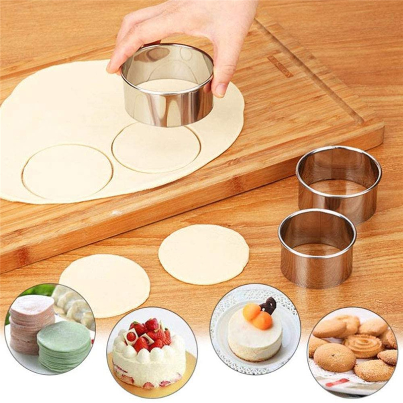 5PCS Round Stainless Steel Bis - đánh giá và giá Kitchen Gadgets For Cooking