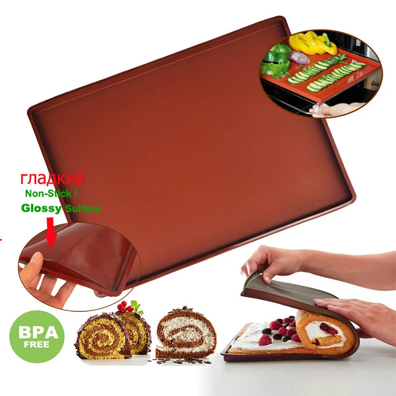 Silicone Baking Mat Cake Roll  - đánh giá và giá Kitchen Gadgets Hacks