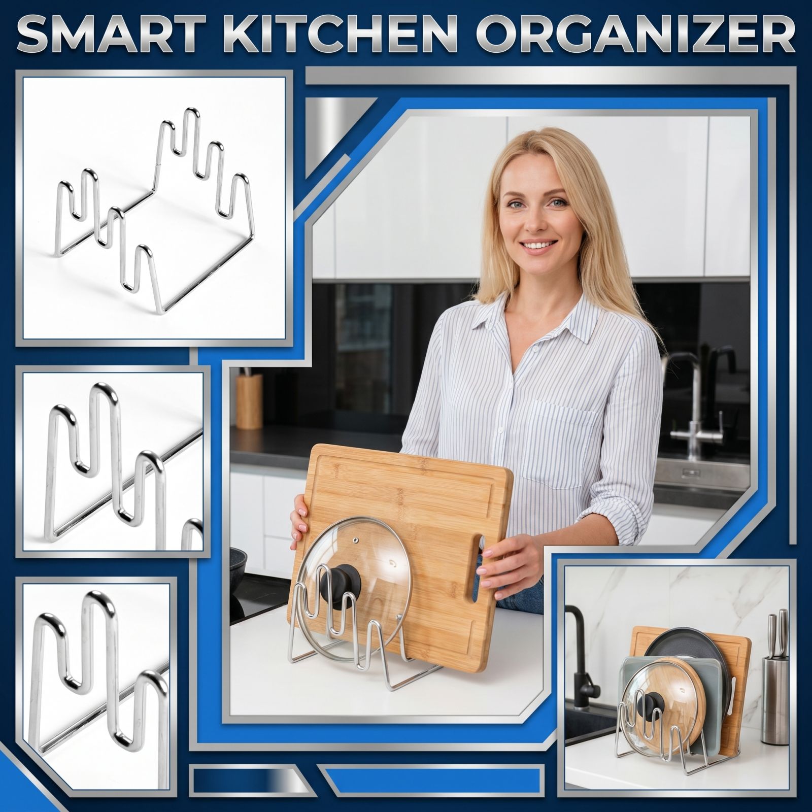 Cutting Board Holder Kitchen S - đánh giá và giá Kitchen Gadgets Rack Storage