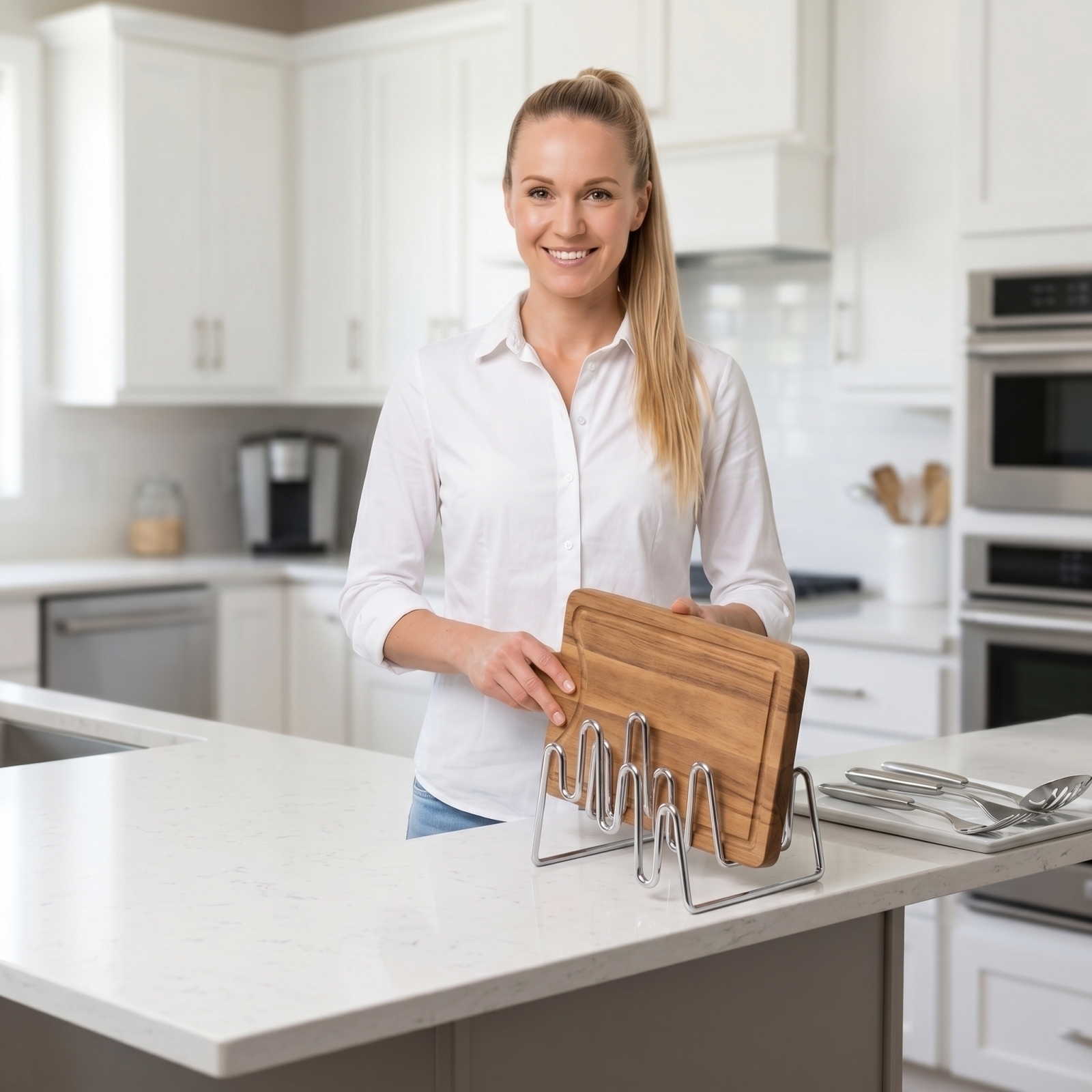 Cutting Board Holder Kitchen S - đánh giá và giá Kitchen Gadgets Rack Storage